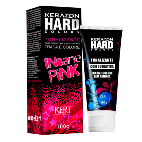 Tonalizante Keraton Hard Colors Insane Pink 100g